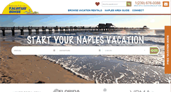 Desktop Screenshot of naplesfloridavacationhomes.com